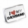 Floating Charm Dachshund- Dog Breed Germany Fits Glass Lockets- Neonblond - I Love my Dachshund Dog from Germany - CQ11Q3V1YVL