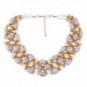 Weaving Crystal Necklace Chokers Statement