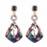 Geometric Acrylic Rinestone Dangle Earrings Bohemian Tassel Women's Jewelry for Wedding 2 colors - 1 - CO1858NYWEX