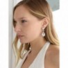 Mariell Rose Crystal Earrings Teardrops