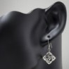 Sterling Silver Symbol Chakra Earrings in Women's Drop & Dangle Earrings