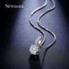 NEWBARK Setting Diamond Necklace Engagement in Women's Chain Necklaces