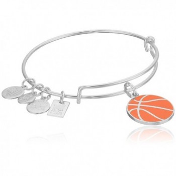 Alex and Ani Team USA Basketball Expandable Bangle Bracelet - Shiny Silver - CG12EU7W74H