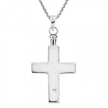 Christian Reconstructed Sterling Pendant Necklace in Women's Pendants