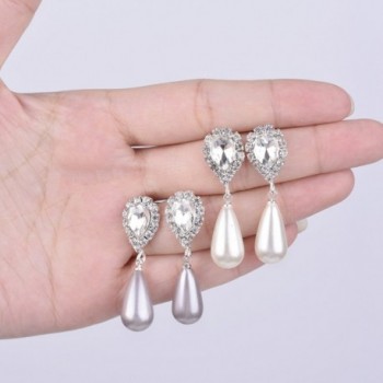 Paxuan Pierced Teardrop Earrings Hypoallergenic