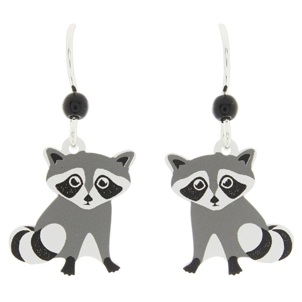 Sienna Sky Cute Baby Raccoon Dangle Earrings - C8185ASI8K2