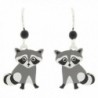 Sienna Sky Cute Baby Raccoon Dangle Earrings - C8185ASI8K2