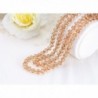 Crystal Necklace Knotted Jewelry Champagne in Women's Strand Necklaces