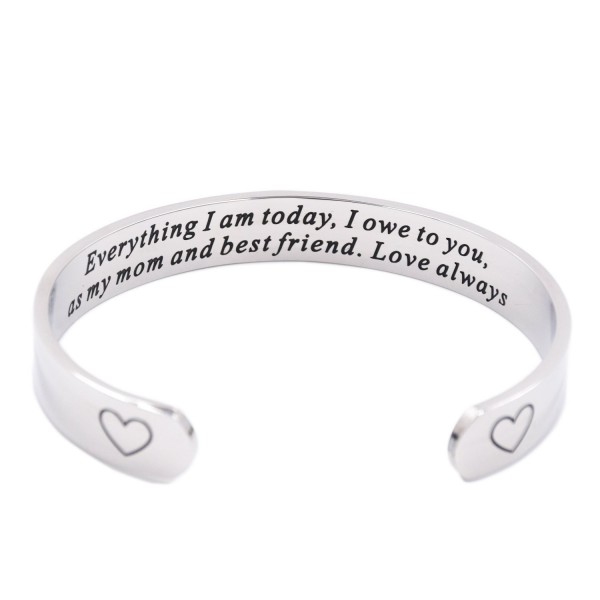 Mother of the Bride Gift Everything I am Today I Owe To You Cuff ...