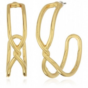 Anne Klein Gold-Tone Twist Hoop Earrings - C617AZOWK62