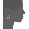 Anne Klein Gold Tone Twist Earrings