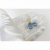 Earrings Faceted Simulated Briolette Teardrops in Women's Drop & Dangle Earrings