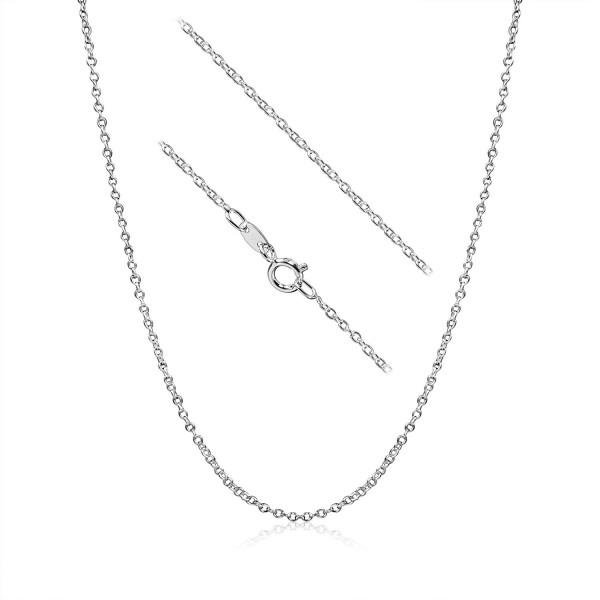 Sterling Silver 1.5mm Cable Chain Necklace - C311V8YEP73