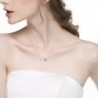 Birthstone Infinity Aquamarine Swarovski Anniversary in Women's Y-Necklaces