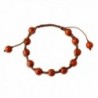 NOVICA Jasper and Cotton Macrame Shambhala Style Bracelet- Adjustable Length- 'Blissful Courage' - CO127RWWV39