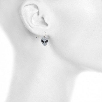 Lux Accessories Glitter dangle earrings