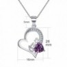 February Birthstone Necklace Amethyst Necklaces