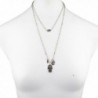 Lux Accessories Burnish Silvertone Necklace