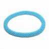Crochet Glass Seed Bead Bracelet Roll on Bracelet Nepal Bracelet Boho Bracelet SB453 - CC12CF5A0WV