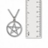 Pentacle Polished Medieval Renaissance Necklace in Women's Pendants