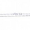 Sterling Silver Diamond Cut Necklace 2210 18 in Women's Pendants