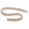 PearlsOnly 7 5 8 5mm Freshwater Cultured Necklace 18 in Women's Pearl Strand Necklaces