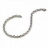 Womens Thick Bracelet Stainless Silver