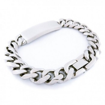 Stainless Steel Faceted Chain Bracelet