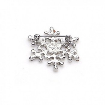 Welcomeuni Fashion Crystal Rhinestone Snowflake in Women's Brooches & Pins