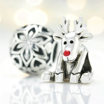 Reindeer Christmas Sterling Compatible Bracelets