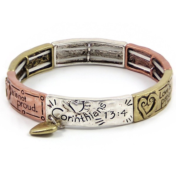 4030084a 1 Corinthians 13 Stretch Bracelet Christian Scripture Religious - CX11HSLHVOT