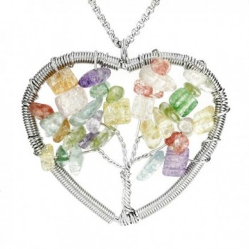 Aprilsky Eternal Gemstone Necklace Stainless - 10) Multi-Color Glass Bead - CT127M5Z3IV
