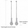 LicLiz Zirconia Threader Earrings Dangle in Women's Drop & Dangle Earrings