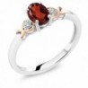 Sterling Silver Garnet Diamond Available - CD12NTKY4I1