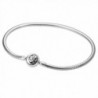 Rhodium Sterling Silver Bracelet European