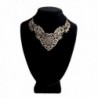 Victorian Filigree 3D Cut Out Vintage Statement Choker Necklace by Pashal Design - C412NH81E2T
