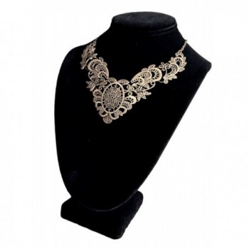 Victorian Filigree Statement Necklace Pashal