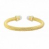 Edforce Stainless Stackable Bracelet Zirconia in Women's Bangle Bracelets