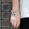 Grandma Classic Silver Crystal Bracelet in Women's Link Bracelets