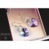 Earring PLATO Earrings Swarovski Crystals in Women's Drop & Dangle Earrings
