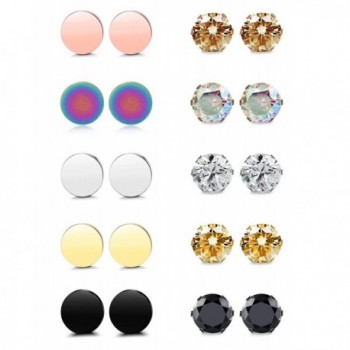 Jstyle Pairs Stainless Earrings Piercing in Women's Stud Earrings