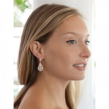 Mariell Zirconia Wedding Occasion Earrings