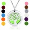 Stianless Aromatherapy Essential Diffuser Necklace - Tree of Life - CP180GKZN08