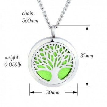 Stianless Aromatherapy Essential Diffuser Necklace