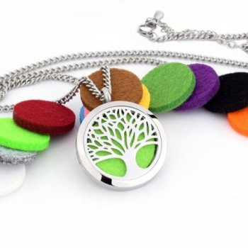 Stianless Aromatherapy Essential Diffuser Necklace in Women's Pendants