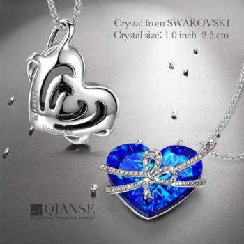 QIANSE Necklaces Girlfriend Swarovski Anniversary