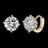 Plated Cubic Zirconia Diamond Earrings