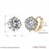 Plated Cubic Zirconia Diamond Earrings in Women's Hoop Earrings