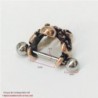BodyJ4You Steampunk Goldtone Cartilage Piercing in Women's Cuffs & Wraps Earrings