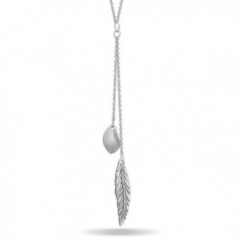 Pendant Feather Necklace Extension Valentine - C811YU57YBB